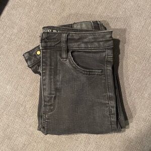 American eagle black ripped jeans
